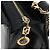Borsa a Spalla Gianni Versace in Pelle Nera e Oro Auth ka4376A Nero D'oro - vista 10