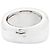Anello Cartier, "Nouvelle vague" or blanc. - vista 4