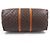 Louis Vuitton Keepall 55 Monogram Canvas Marrone Monogramma - vista 3