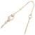Collier Van Cleef & Arpels Vintage Alhambra en nacre rose Doré  - vue 4