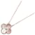 Collier Vintage Alhambra Van Cleef & Arpels Rose Doré  - vue 1