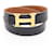 Hermès Hermes Constance H-Belt Braun Schwarz