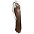 Jenny Packham Pailletten-Maxikleid Abendkleid Golden Bronze - Ansicht 3