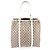 Borsa Tote Verticale Gucci GG Supreme Joy Beige Monogramma - vista 3