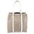 Borsa Tote Verticale Gucci GG Supreme Joy Beige Monogramma - vista 4