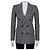 Giacca sfiancata in lana grigia Saint Laurent - Taglia S / FR36 Usato (NWOT)