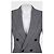 Giacca sfiancata in lana grigia Saint Laurent - Taglia S / FR36 Usato (NWOT) - vista 2
