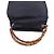 Gucci Borsa a tracolla in nylon con manico in bambù Nero - vista 6