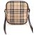 Burberry Haymarket Check Piccola Borsa a Tracolla Marrone Beige - vista 4