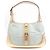 Gucci Jackie 1961 Borsa Hobo - Tela Azzurro Chiaro e Pelle Dorata
