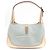Gucci Jackie 1961 Borsa Hobo - Tela Azzurro Chiaro e Pelle Dorata - vista 7