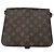 Borsa Louis Vuitton Cartouchiere Monogram Canvas MM Marrone - vista 2