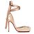 Christian Louboutin Cassia Décolleté con Lacci 100mm Beige - vista 2