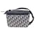 Christian Dior Borsa Small Saddle Messenger Jacquard Dior Oblique Beige Blu scuro - vista 2