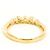 Autre Marque 18K Gelbgold-Ring mit 0,30ct Diamant Golden - Ansicht 3