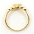 Autre Marque 18K Gelbgold-Ring mit rosa Turmalin Pink Golden - Ansicht 2
