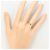 Autre Marque 18K Gelbgold-Ring mit Smaragd und Diamant Golden - Ansicht 5