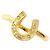 Autre Marque 18K Gelbgold-Ring mit Diamant Golden