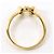 Autre Marque 18K Gelbgold-Ring mit Diamant Golden - Ansicht 2