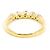 Autre Marque 18K Gelbgold-Ring mit Diamant Golden - Ansicht 3