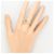 Autre Marque 18K Gelbgold-Ring mit braunem Diamanten Golden - Ansicht 5
