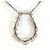 Autre Marque Collana in oro bianco 18K con diamante marrone D'oro - vista 3