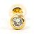 Autre Marque Orecchini a lobo in oro giallo 18K e diamante D'oro - vista 2