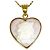 Autre Marque Collar de oro amarillo de 18K con camafeo de concha Dorado