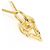 Autre Marque Collana in oro giallo 18K con diamante D'oro - vista 2