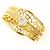 Autre Marque 18K Gelbgold Diamantring Golden