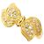 Autre Marque 18K Gelbgold-Ring mit Diamant Golden