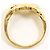 Autre Marque 18K Gelbgold-Ring mit Diamant Golden - Ansicht 3