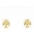 Autre Marque Orecchini a lobo in oro giallo 18K e diamanti D'oro