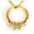 Autre Marque Collana in oro giallo 18K con acquamarina e diamante D'oro
