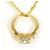 Autre Marque Collana in oro giallo 18K con acquamarina e diamante D'oro - vista 3