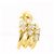 Autre Marque Orecchini a lobo in oro giallo 18K e diamante D'oro