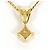 Autre Marque Collana in oro giallo 18K con pendente in diamante D'oro - vista 3