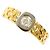 Autre Marque Platin- und Gelbgold-Ring mit Diamant Golden