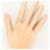 Autre Marque Platin- und Gelbgold-Ring mit Diamant Golden - Ansicht 6