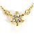 Autre Marque Collana in oro giallo 18K con diamante marrone D'oro