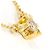 Autre Marque Collana in oro giallo 18K con diamante marrone D'oro - vista 2