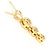Autre Marque Collana in oro giallo 18K con diamante D'oro - vista 2