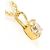 Autre Marque 18K Gelbgoldhalskette mit Diamant Golden - Ansicht 2