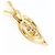 Autre Marque Collana in oro giallo 18K con diamante D'oro - vista 2