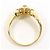 Autre Marque 18K Gelbgold-Ring mit braunem Diamanten Golden - Ansicht 2