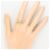 Autre Marque 18K Gelbgold-Ring mit braunem Diamanten Golden - Ansicht 6