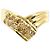 Autre Marque 18K Gelbgold-Ring mit braunem Diamanten Golden