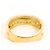 Autre Marque 18K Gelbgold-Ring mit Diamant Golden - Ansicht 3