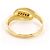 Autre Marque 18K Gelbgold-Ring mit Diamant Golden - Ansicht 3