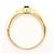 Autre Marque 18K Gelbgold-Ring mit Saphir Golden - Ansicht 2